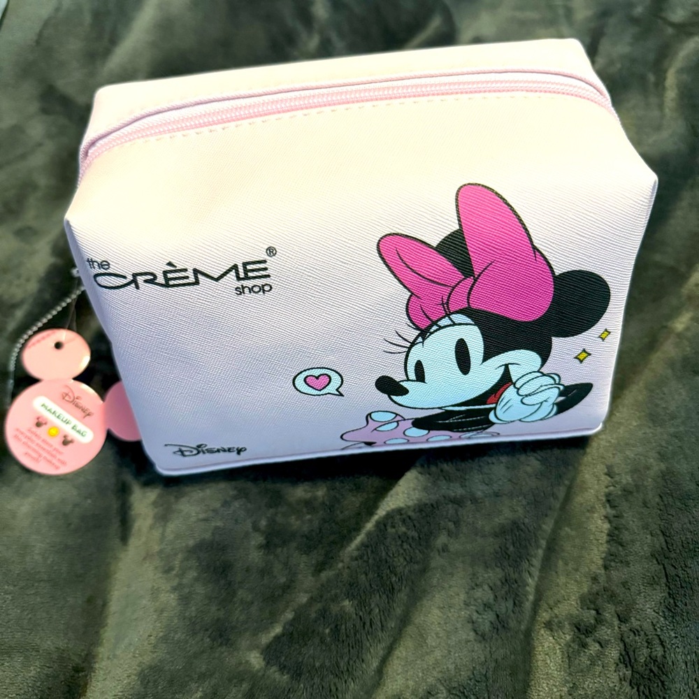 The Crème Shop Minnie And Mickey Mouse Bag light pink